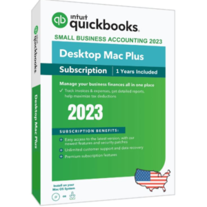 Intuit QuickBooks Desktop For Mac 2023| 1-User 12 Months Subscription