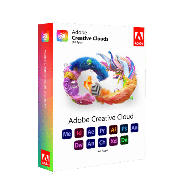 Adobe Creative Cloud All Apps – 12 Month License | PC/Mac | Instant Email Delivery